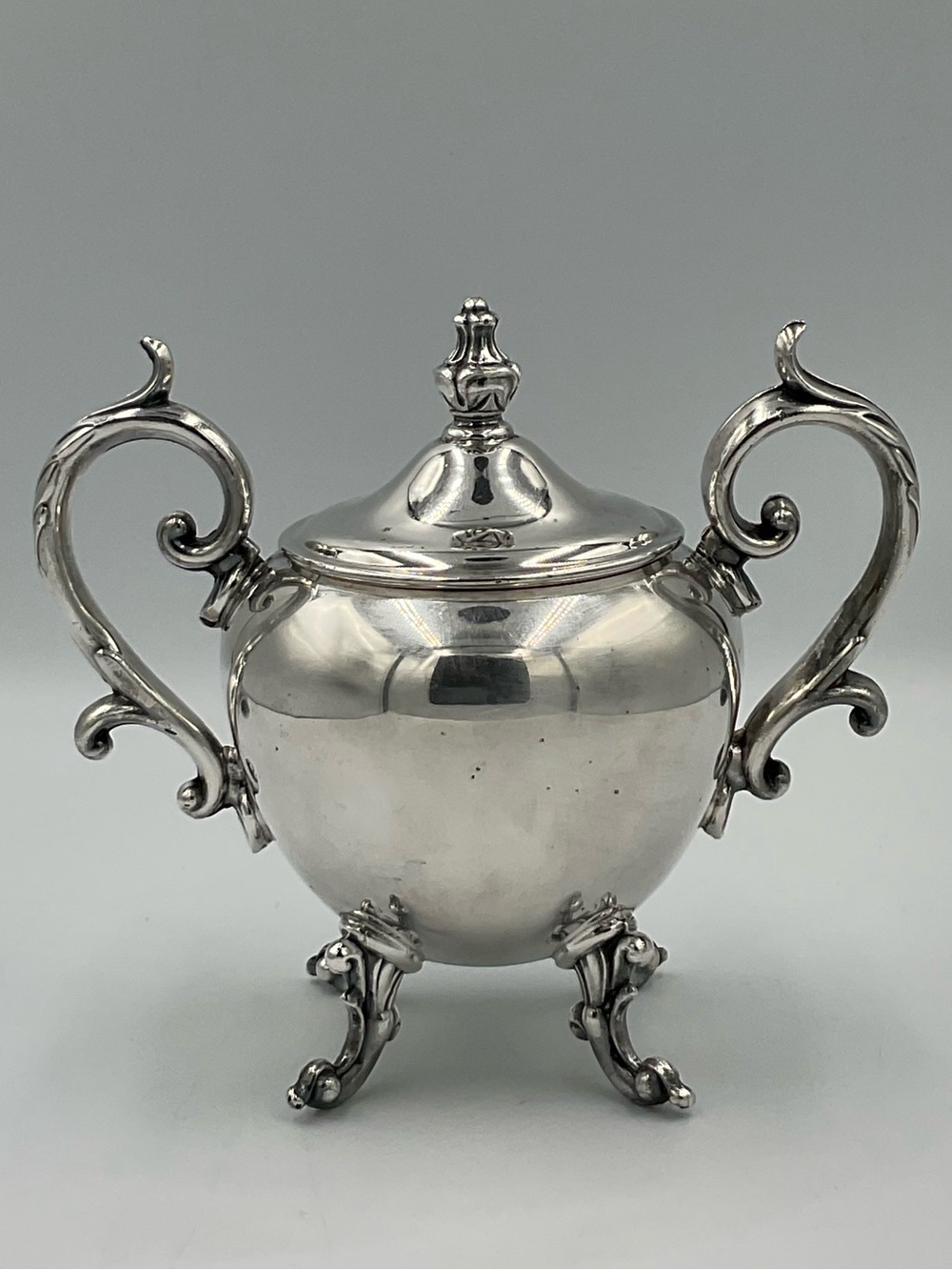 Vintage Birmingham Silver Co. Sugar Bowl Silver Plated BIM14 Hollowware